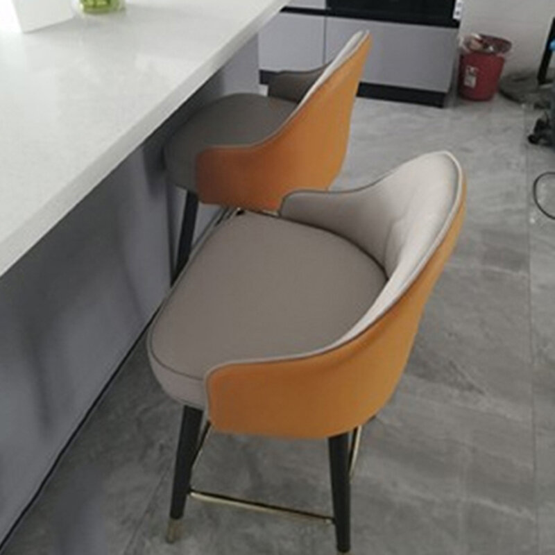 الحديثة عالية بار الكراسي المطبخ الفاخرة الحد الأدنى يشكلون عداد بار كرسي تصميم مكتب المعادن Krzesla باروي الأثاث XY50BC