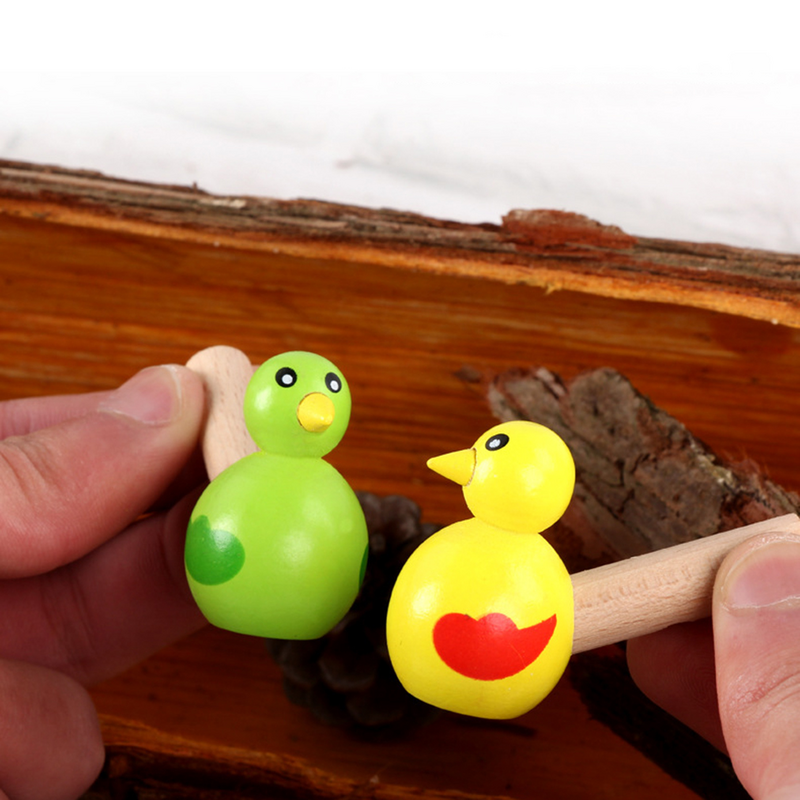 15 قطعة صفارات الطيور الخشبية الإبداعية رائعتين الطيور صافرة مضحك صافرة خشبية للطفل الطفل