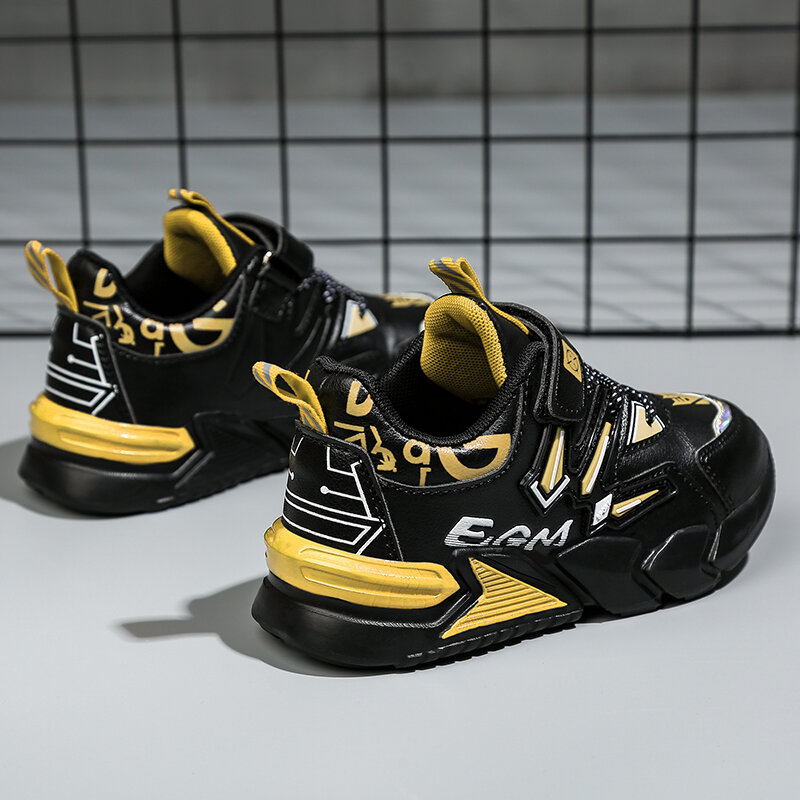 تصميم احذية الجري للبنين أحذية رياضية جلدية مكتنزة الاطفال أحذية الموضة الفاخرة تشغيل الرياضة الأطفال تنس الأولاد أحذية 2022