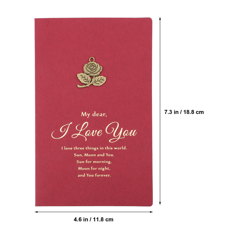 10 Sets Romantic Greeting Cards with Envelopes for Wedding Engagement Valentine's Day