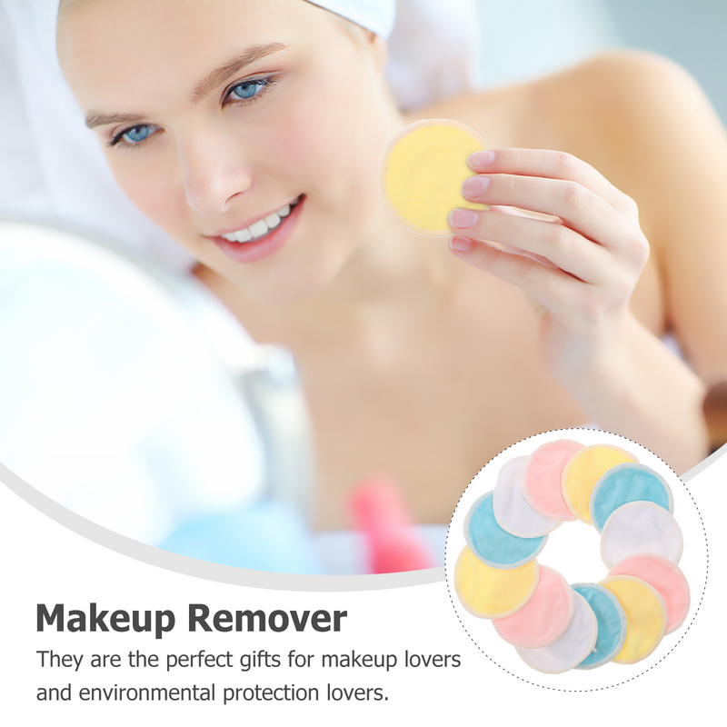 12pcs Powder Removal Pads Makeup Remover Pads Makeup Supplies