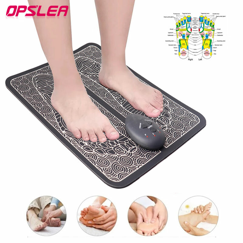 Electric EMS Foot Massager Pad Foot Massage Mat Feet Muscle Stimulator Improve Blood Circulation Relieve Pain Health Care #1