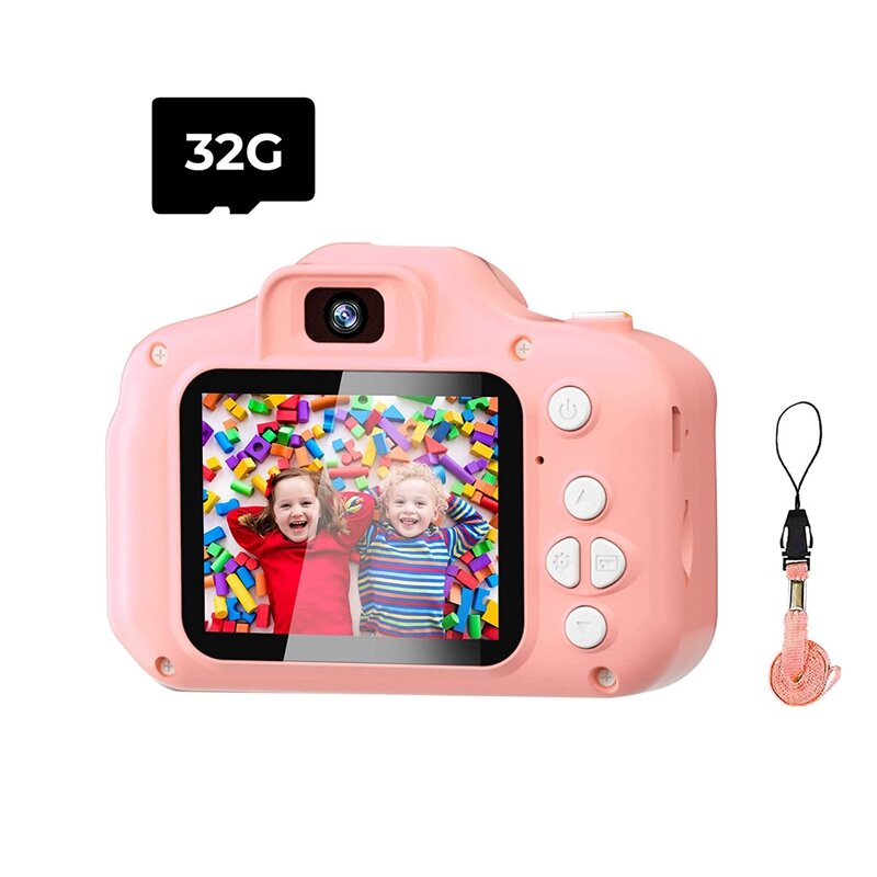 ألعاب كاميرا للأطفال للأولاد والبنات في عمر 3-9 سنوات ، HD 1080P كاميرات فيديو سيلفي رقمية للأطفال الصغار مع بطاقة SD 32GB #1