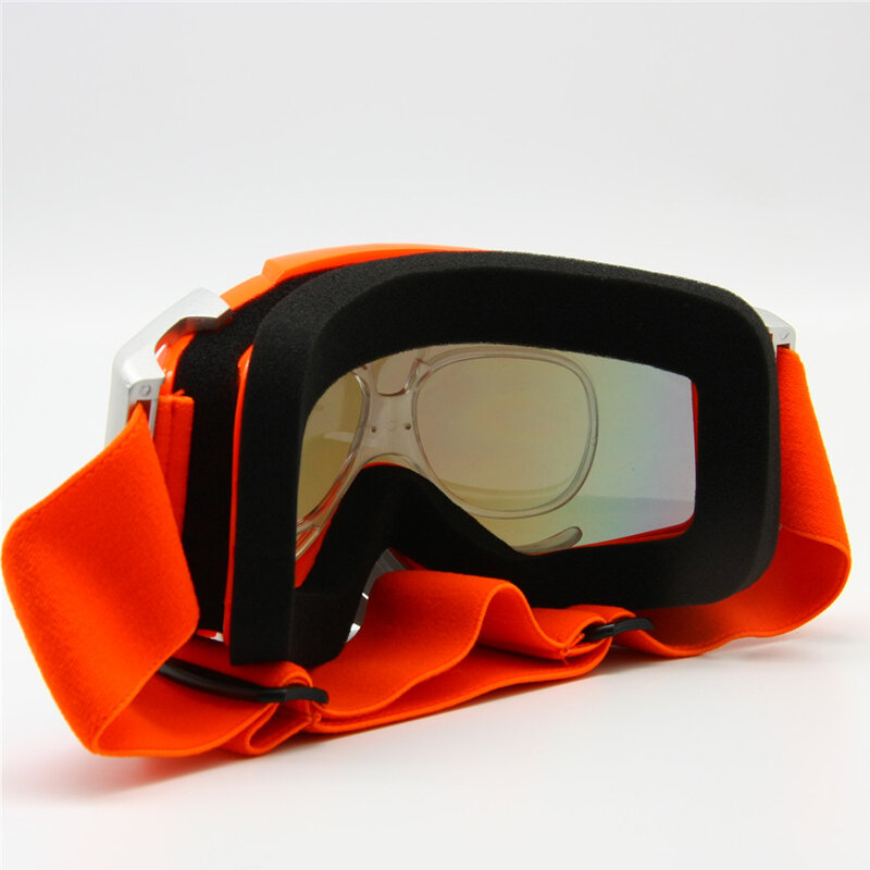 TR90 مرنة انحناء قصر النظر الإطار محول العالمي حجم الإطار الداخلي جزءا لا يتجزأ من على الجليد نظارات للدراجات النارية النظارات الشمسية