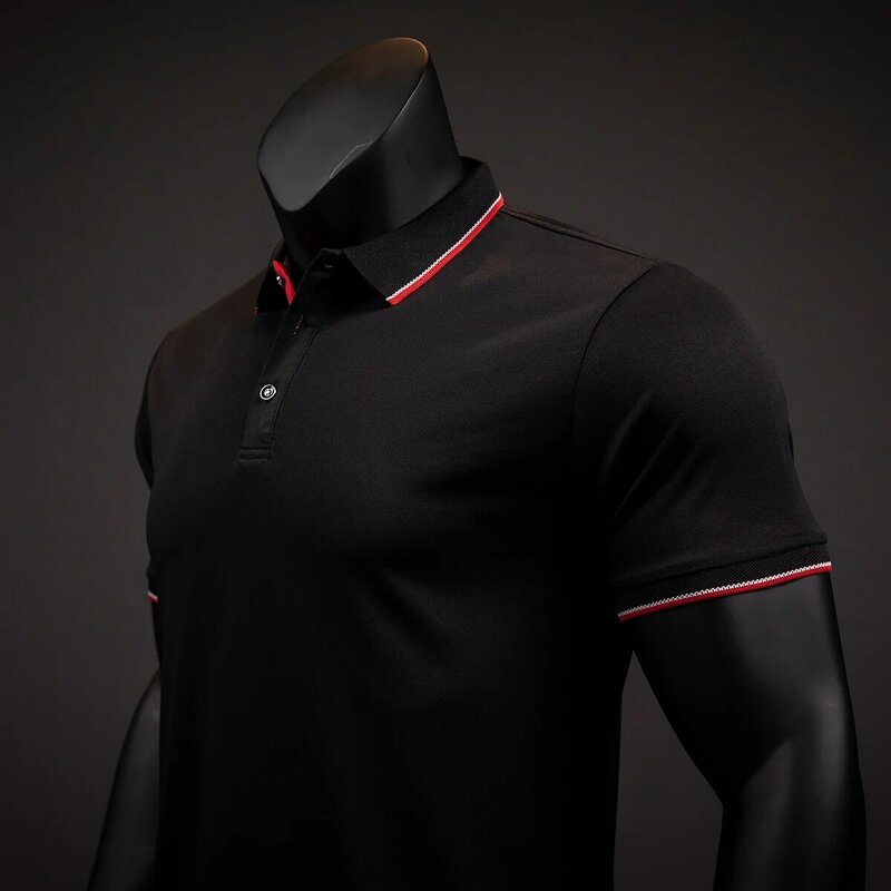 Polo Shirts for Men Golf Logo Men's T-shirt Tees 2022 Summer New Arrival Business Casual T Shirt Designer Oversized Male Clothes