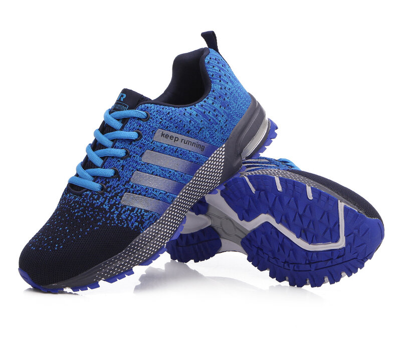 جديد الهواء احذية الجري رجل العلامة التجارية وسادة أحذية للمشي التدريب الرياضي أحذية رياضية للرجال خفيفة الوزن أحذية مشي شبكة حذاء