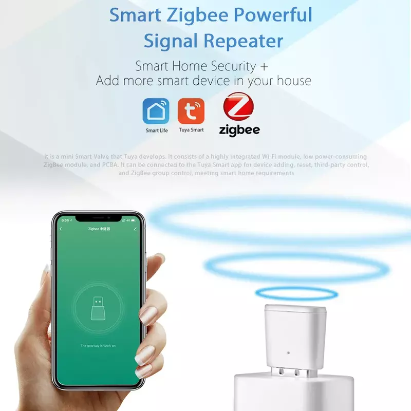 زيجبي 3.0 مكبر إشارة صغير مكرر إشارة المدى موسع المنزل الذكي التطبيق الذكي التحكم العمل مع بوابة زيجبي