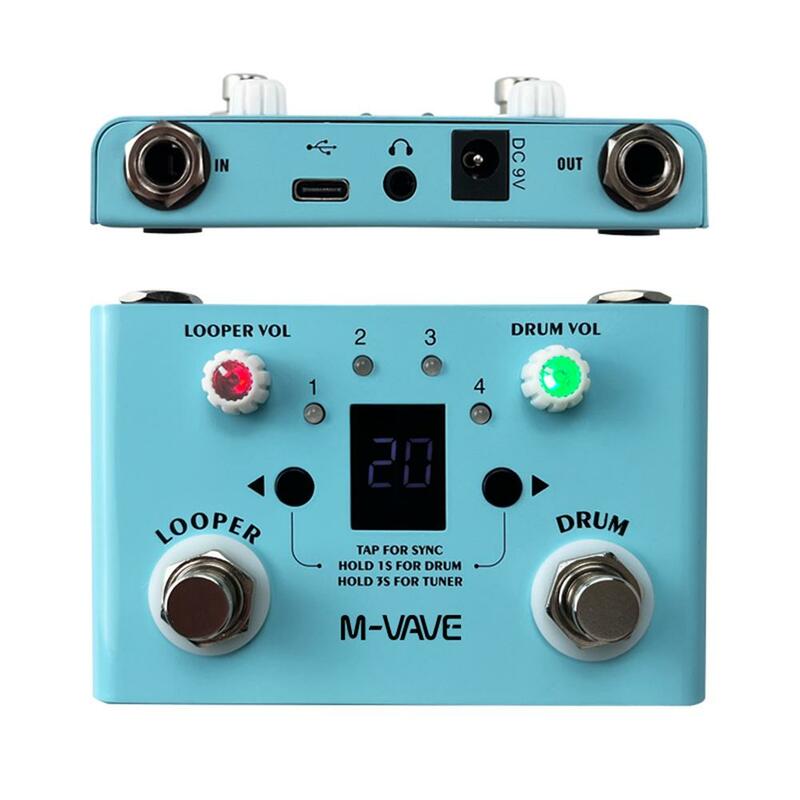 Effects Pedal Drum Machine+Musical Instrument Loop Effect Adjustable Vocal Reverb Effect Equipment Musical Instrument Playing #1
