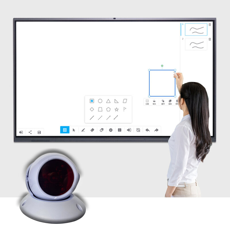 لوحة بيضاء ذكية ، USB الأشعة تحت الحمراء الرقمية السبورة التفاعلية لوحة مسطحة للتعليم ، مؤتمر