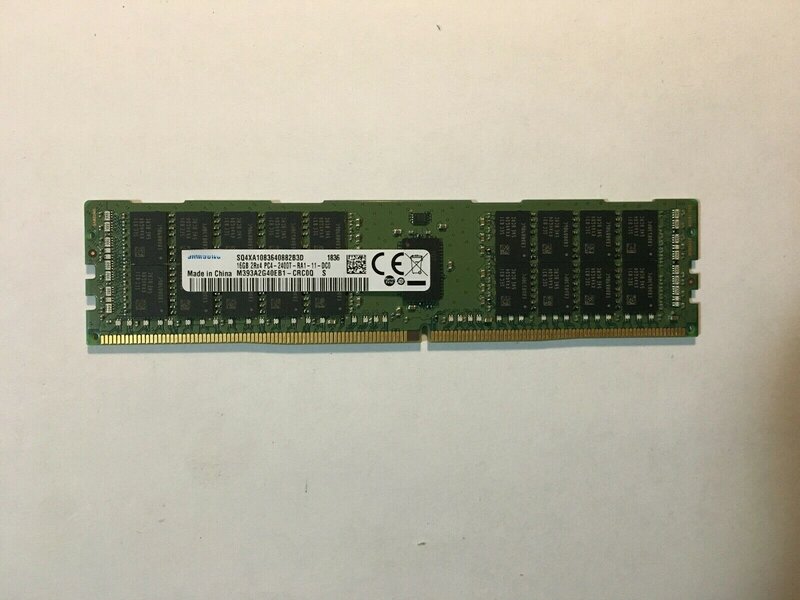 ذاكرة الوصول العشوائي 16G 2RX4 2400T M393A2G40EB1-CRC0Q ذاكرة الخادم DDR4 REG