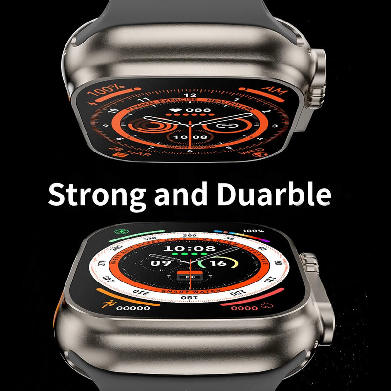ساعة ذكية Ultra Series 8 NFC Access فتح ساعة ذكية 1:1 Shell شاشة 2.0 بوصة عالية الوضوح ساعة يد ذكية مزودة بتقنية البلوتوث