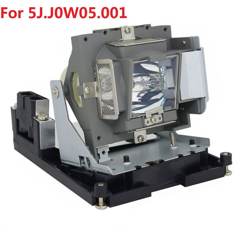 لمبة بروجيكتور عالية الجودة 5j.j0w01.001 مع غطاء لملحقات استبدال مصباح البروجيكتور BenQ HP3920 W1050 W1000 + W1000