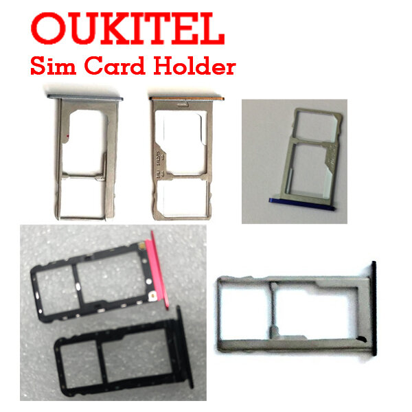 Oukitel Y4800/WP5/WP8/C18 برو/C19 برو/C21/K15/WP9 سيم بطاقة حامل صينية بطاقة فتحة إصلاح تحديد الجزء استبدال قارئ