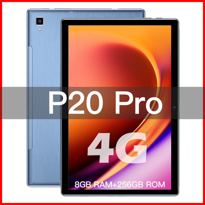تابلت P20 Pro الأصلي بشاشة 8 بوصات وذاكرة وصول عشوائي 8 جيجا بايت وذاكرة قراءة فقط 256 جيجا بايت وشبكة 4G 10 كور تابلت أندرويد 10.0 تابلت بنظام تحديد ال...