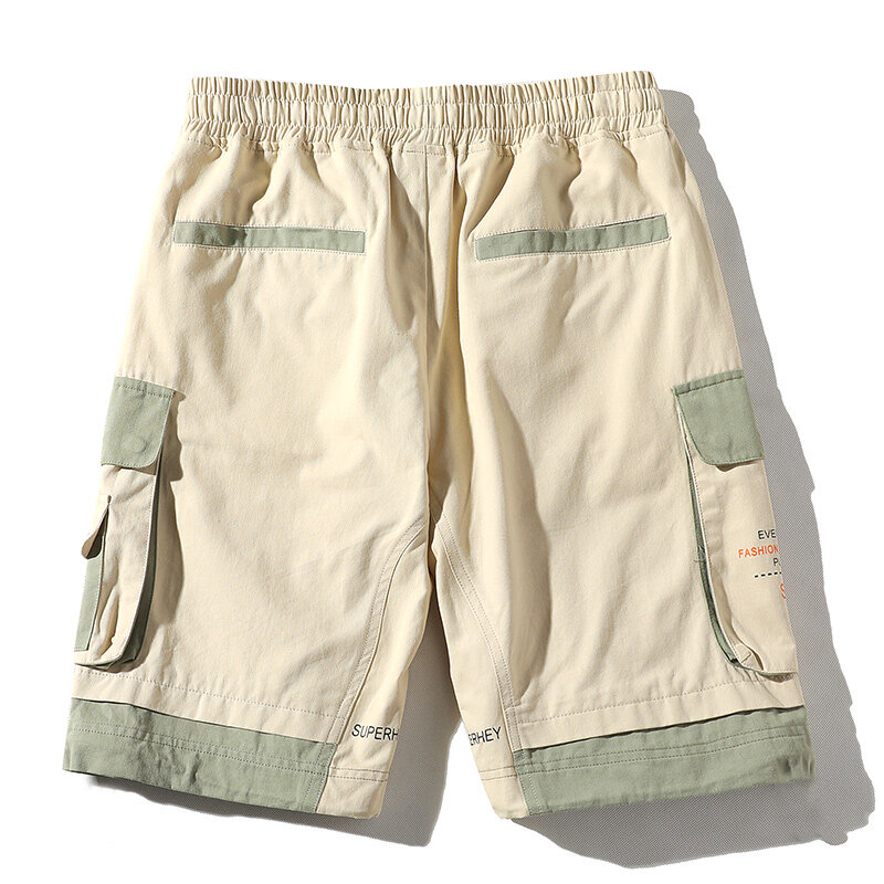 High Quality Cargo Shorts Men Loose Street Bermuda Male Hip Hop Short Pants 2022 Summer New Trendy Cotton Multi-pocket Shorts