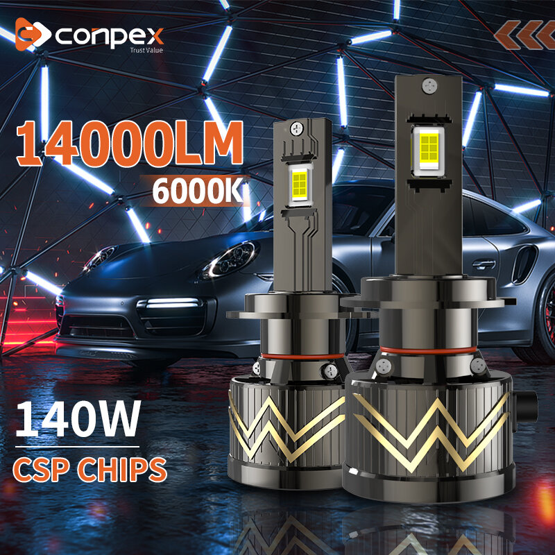 Conpex 2 قطعة جديد v65 Led المصباح 6000K عالية الطاقة 140 واط 14000LM Led Canbus CSP ضوء مصابيح سيارات نماذج مختلفة مصباح تلقائي