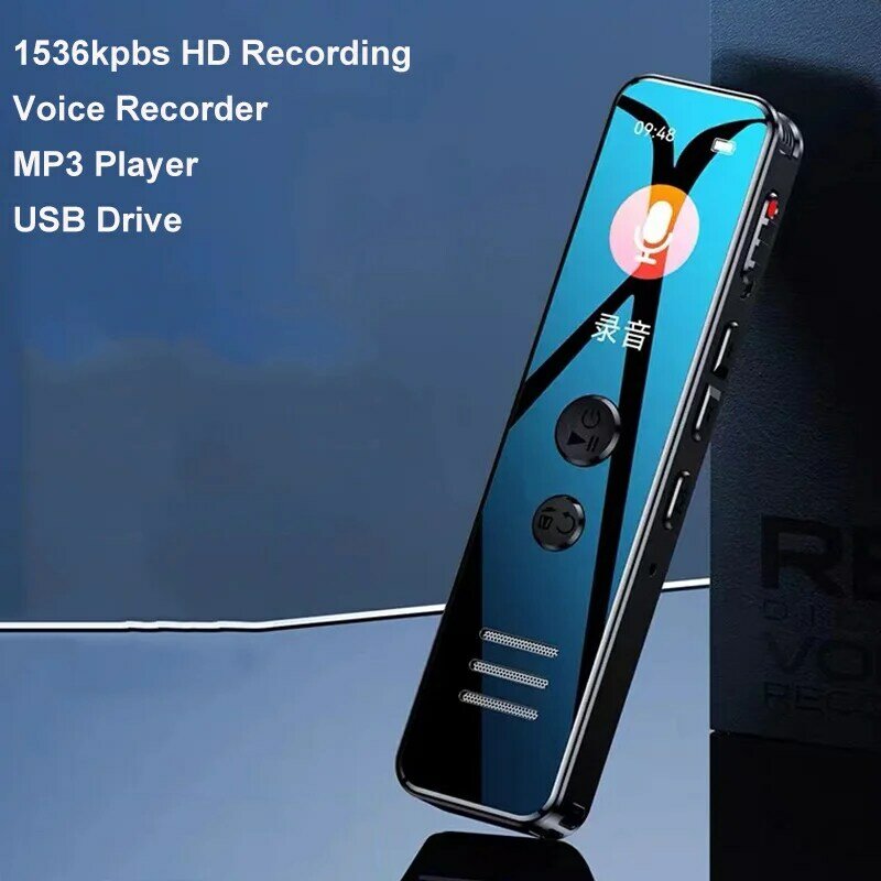 V62 Mini المهنية الإملاء HD سلامة الطفل التشفير مسجل صوت رقمي مشغل موسيقى فئة الاجتماع محاضرة حقيقية #4
