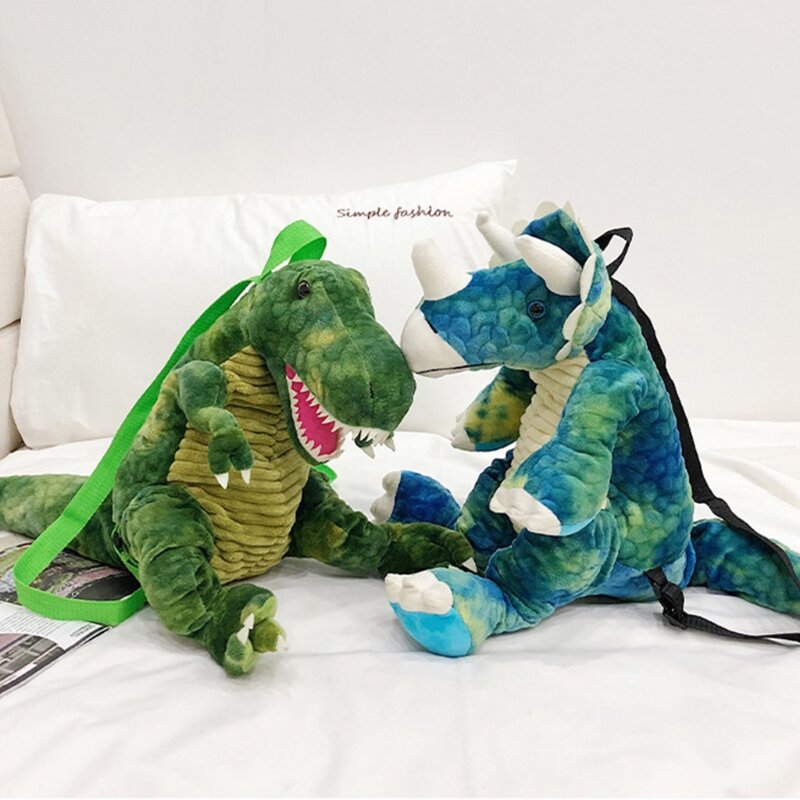 الإبداعية ثلاثية الأبعاد ديناصور الأطفال حقائب الظهر الحيوان الكرتون الاطفال السفر حقيبة مدرسية انخفاض الشحن