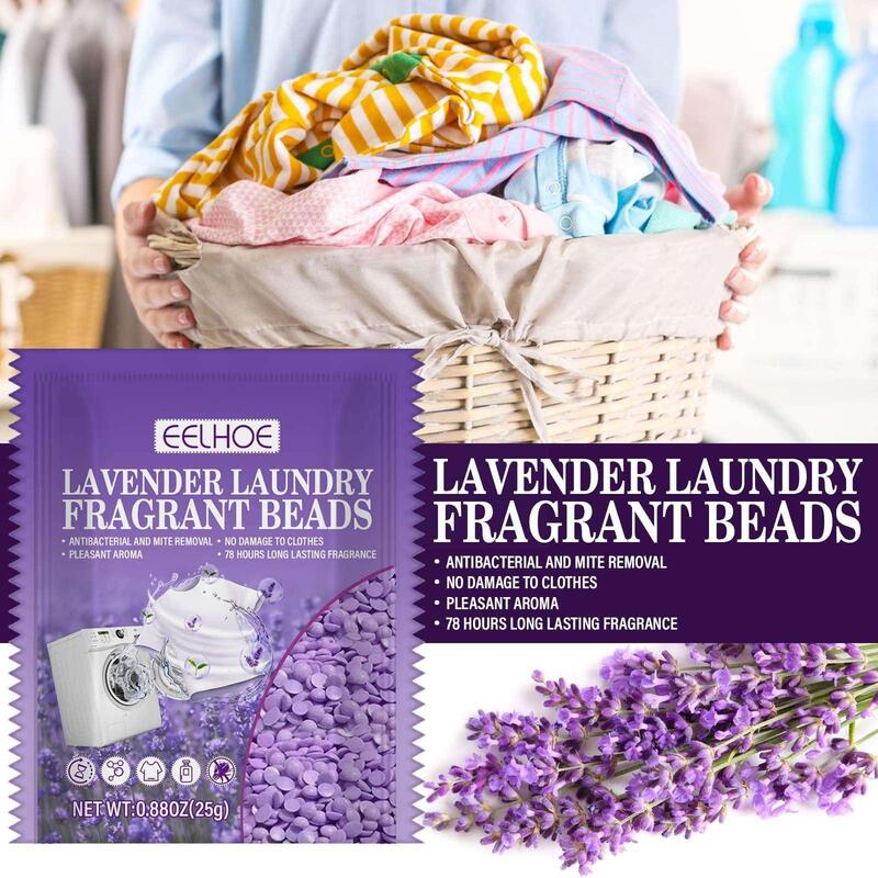 Lavender Laundry Scent Beads Granule Clean Clothing Beads Soluble Aroma Aromatherapy Water Refreshing Supple Increase H2c3