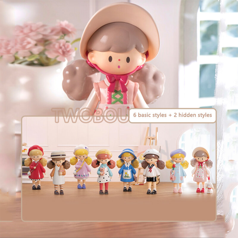 Popcorn Sister Retro Wear Series Blind Box Toys Anime Figure Doll Mystery Box Kawaii Model Cute Ornaments For Girl Birthday Gift #6