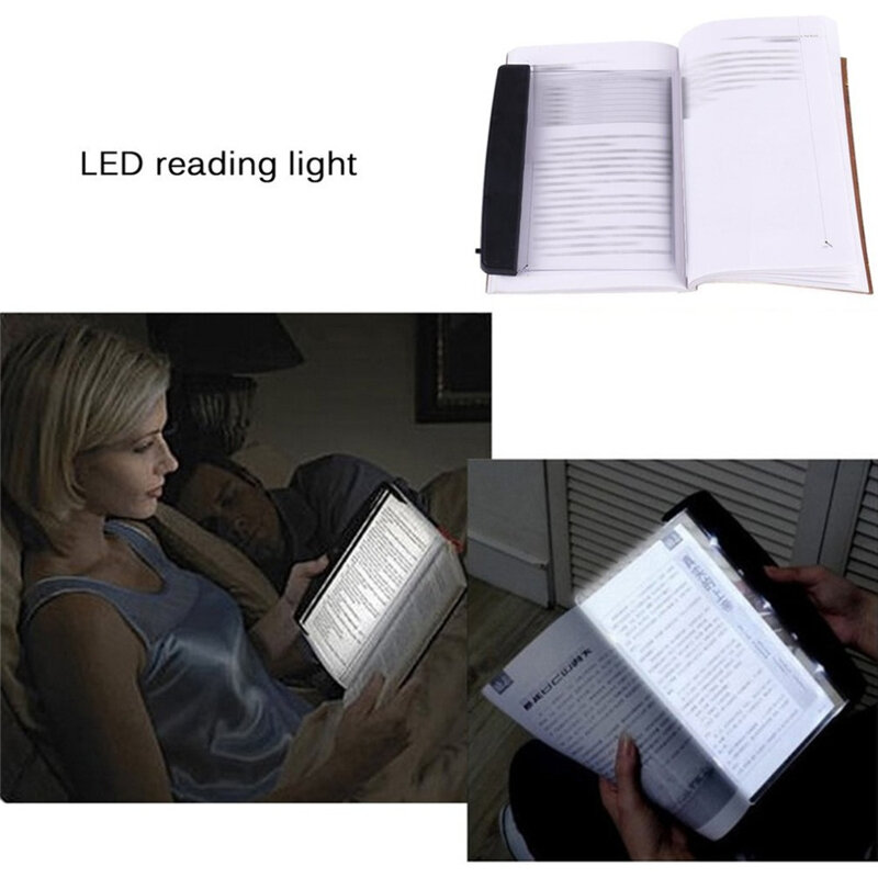 المنزل القراءة ليلة ضوء الإبداعية اللوحي حماية العين LED كتاب ضوء المنزل غرفة نوم المحمولة السفر عنبر LED داخلي ضوء