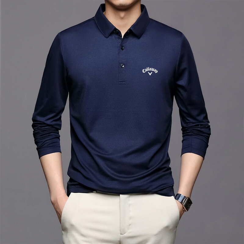 ملابس الغولف 2022 الربيع والخريف رقيقة طويلة الأكمام تي شيرت جديد بلون قميص بولو قميص