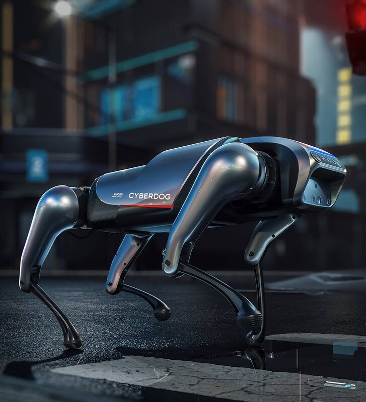 Tech Dog Cyberdog Bionic رباعية الروبوت الذكية عالية الدقة الاستشعار والاعتراف الذكاء الاصطناعي