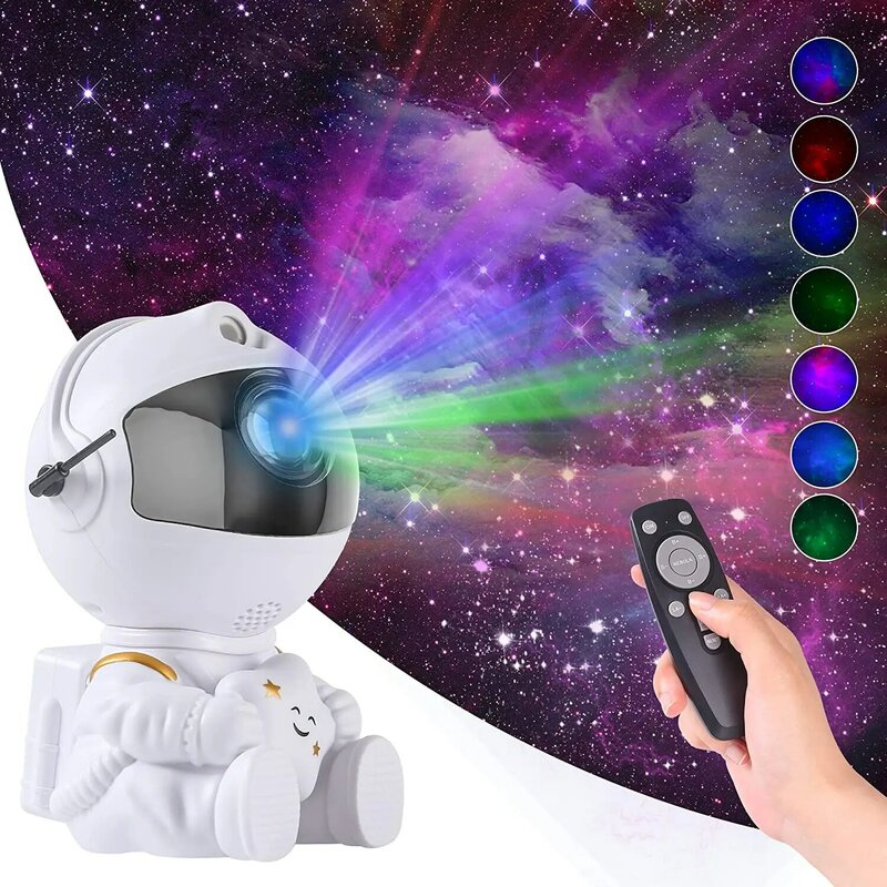 New Astronaut Star Projector Starry Sky Projector Galaxy Lamp Night Light For Decoration Bedroom Home Decorative Children Gifts