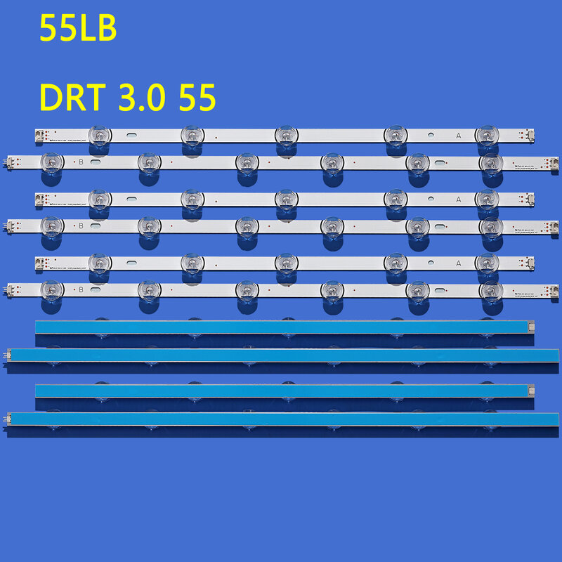 جديد LED شريط إضاءة خلفي ل التركي الممتاز DRT 3.0 55 55LB561U 55LB572V 55LB5800 55LB580B 55LB580U 55LB580V 55LB5820 55LB582B LC550DUE-FGA3
