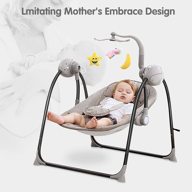 IMBABY الطفل الكهربائية كرسي متأرجح مهد الرضع مع اللعب متعددة الوظائف مهد كرسي متأرجح لحديثي الولادة سوينغ كرسي هدية مجانية