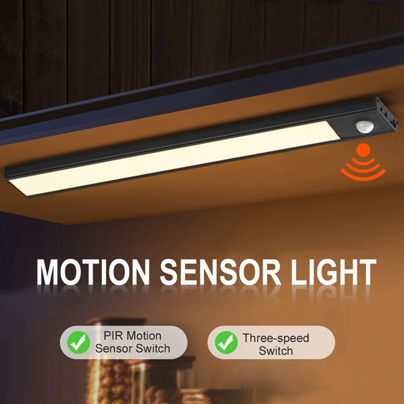Led Lamp Night Lighting Lamps for Bedroom Closets Motion Sensor Cabinet USB Rechargeable  Wardrobe Closet Kitchen Light #1