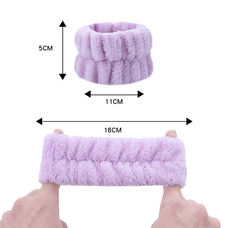 Spa Wristband Microfiber Wristband Wash Towel Band Wristband Face Wash Absorbent Wristband Wrist Sweatband Liquid