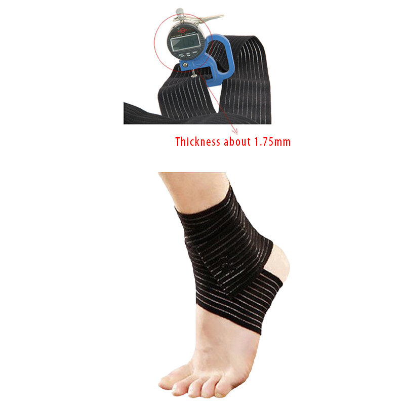 Compression Knee Brace Tape Knee Gym Elastic Bandage Sports Knee Brace Bandage Protective Elastic Arthritis Support Tape
