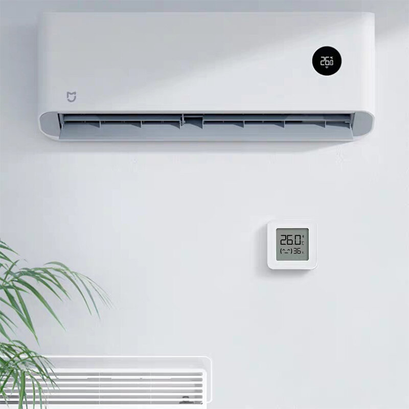 الأصلي شاومي Mijia بلوتوث متوافق ميزان الحرارة 2 LCD ليكتريك الرقمية Displal المنزل الرطوبة ميزان الحرارة عبر Mijia APP