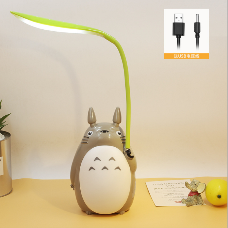 حار الكرتون توتورو LED أضواء ليلية USB شحن الإبداعية الحيوان السرير طاولة قابلة للطي مصباح للأطفال غرفة الاطفال هدية ديكور