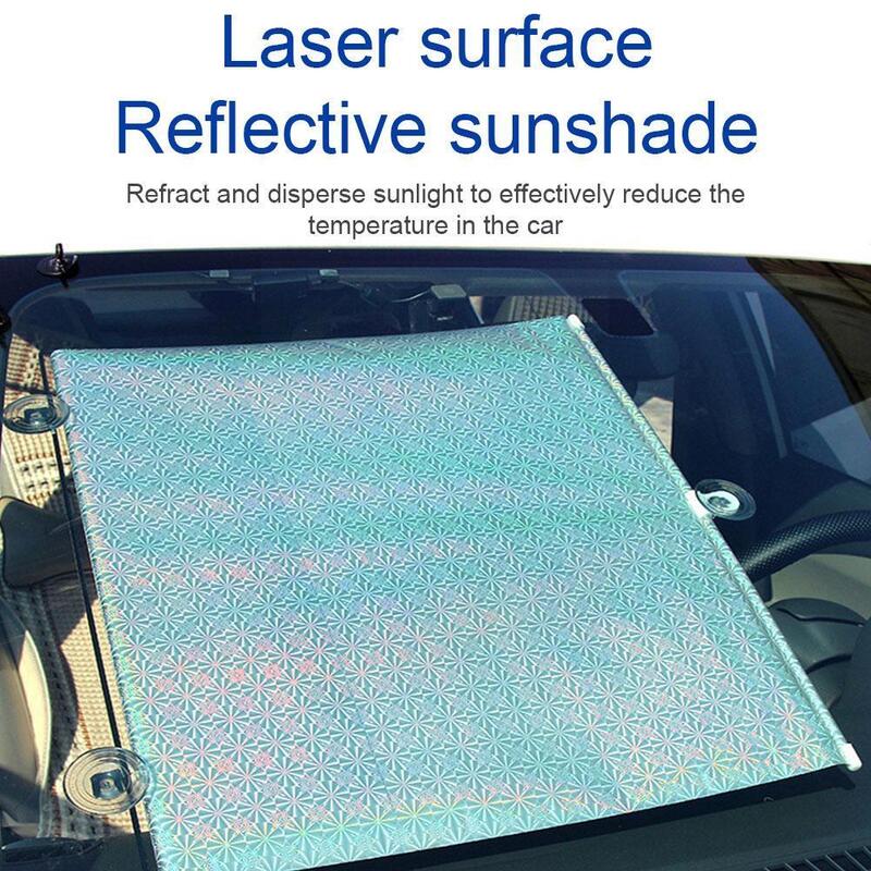 Car Auto Sun Shade Retractable Protector Parasol Front Sunshade Window Auto Protection Curtains Accessories Windshield Inte B0N1