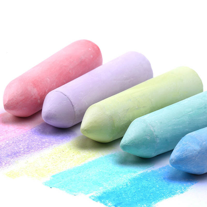 20 Pcs/box Dust-free Chalk Pen Drawing Chalks Brush Outdoor Children Painting Supplies Children's Toy Drawing Pen Baby Gift