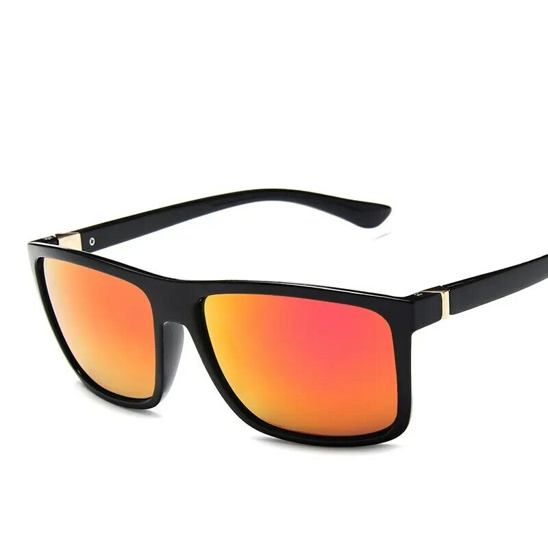 نظارات شمسية كلاسيكية مربعة للرجال نظارات شمسية بتصميم العلامة التجارية UV400 ظلال حماية Oculos De Sol ombre للسائق