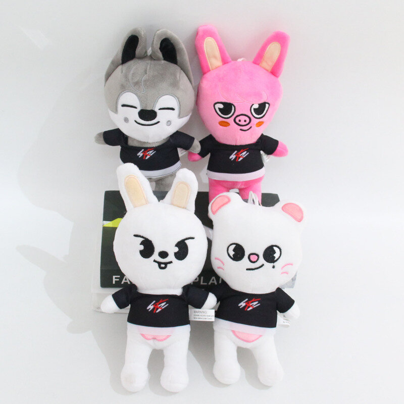20cm Cute Skzoo Plush Strayed Kids Plush Toy Kawai Leeknow Hyunjin Doll Cartoon Soft Stuffed Animal Plushies Doll Fans Toy Gift