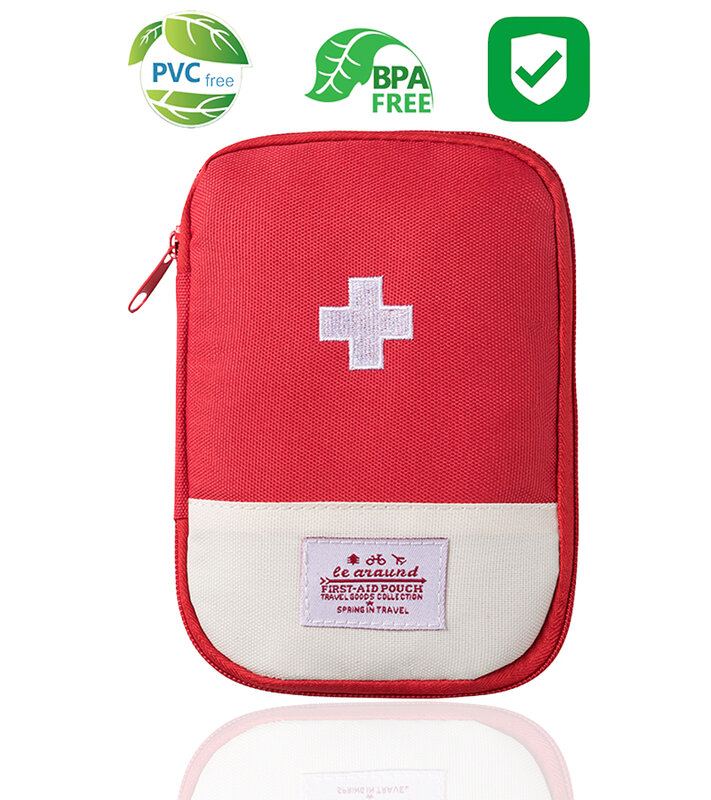 المحمولة لطيف الحقيبة الطبية الطوارئ الإسعافات الأولية حقيبة منظم في الهواء الطلق التخييم المنزلية الطب حبة حقيبة التخزين