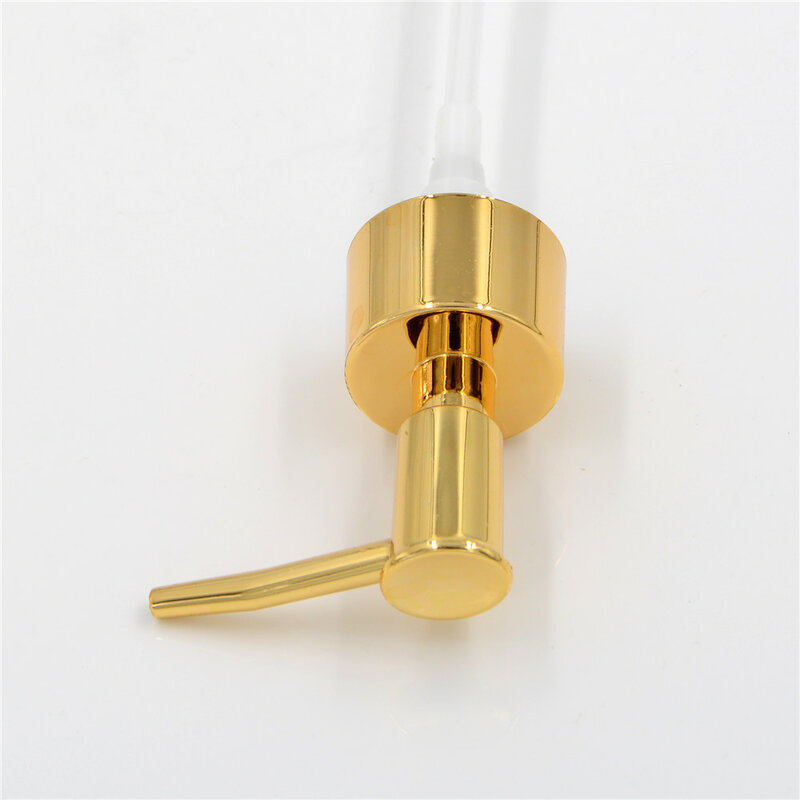 1Pcs Plating Plastic Soap Pump Liquid Lotion Gel Dispenser Replacement Jar Tube Tool Gold Silver