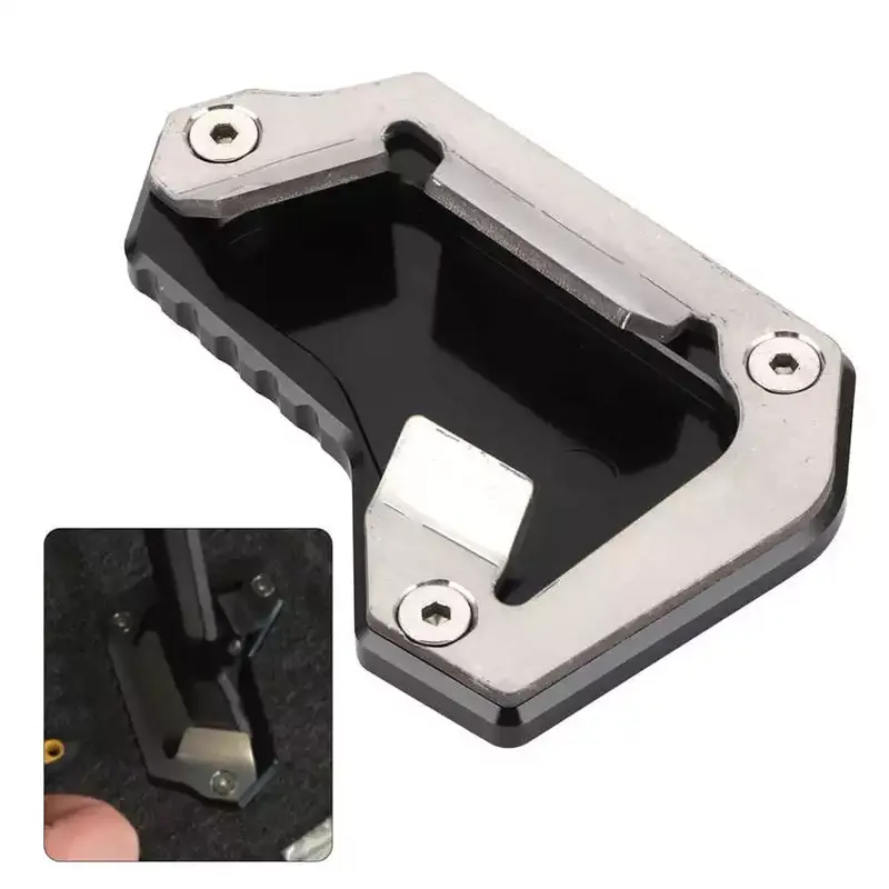 Motorcycle Kickstand Extension Pad Side Stand Enlarger Plate Fit for Tiger 1200 EXPLORER 2016-2017