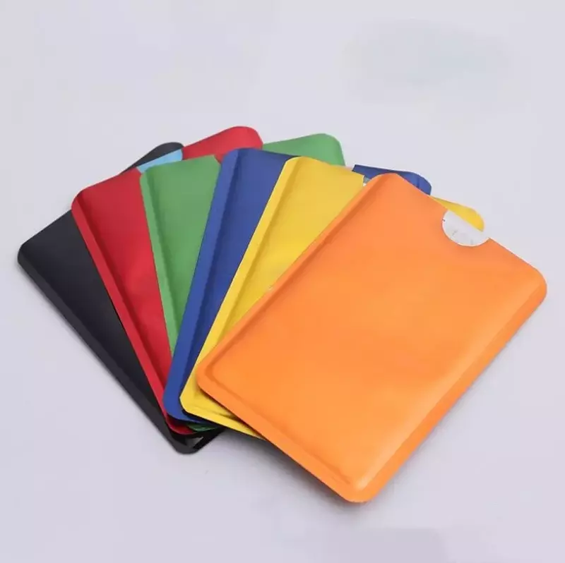 20pcs Anti Scan Card Sleeve Protector IC Bank Credit ID Card Protective Cover Case Foil Holder Anti-Scan RFID Sleeve