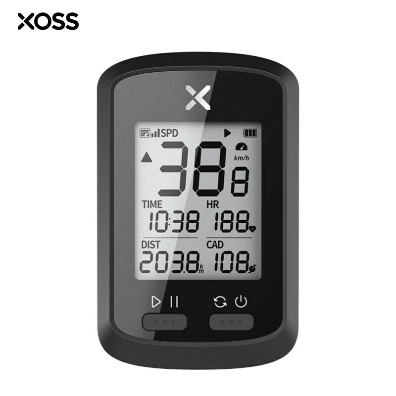 XOSS-G جهاز كمبيوتر لاسلكي لتحديد المواقع الدراجة ، عداد السرعة الدراجات ، الطريق الدراجة ، متب ، مقاوم للماء ، بلوتوث ، النمل زائد ، سرعة الإيقاع #1