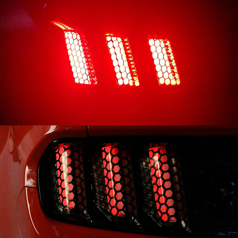 سيارة الخلفي الذيل ضوء العسل ملصقات كماليات سيارة خارجية الضوء الخلفي غطاء المصباح لجميع نماذج السيارات