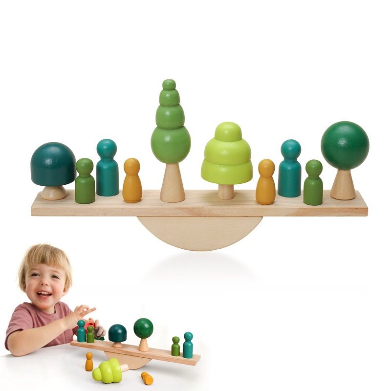 محاكاة شجرة ميزان مقياس لعبة الأطفال مونتيسوري لعبة متأرجحة ألعاب تعليمية الطفل التوازن التدريب منشئ للهدايا #1
