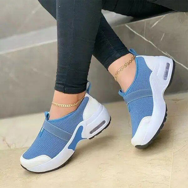 2022 نساء احذية الجري تنفس شبكة في الهواء الطلق خفيفة الوزن أحذية رياضية عادية المشي أحذية رياضية تنيس Feminino Zapatos Mujer