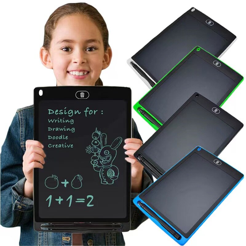 10 بوصة الأطفال الإلكترونية الرسم مجلس شاشة LCD الاطفال الكتابة اللوحي الرقمية اللون اللوحة بخط اليد وسادة اللعب