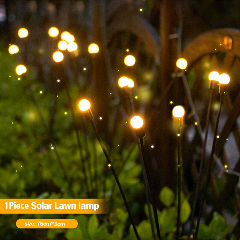 الطاقة الشمسية LED إضاءة خارجية مضادة للماء حديقة ضوء الشمس بالطاقة أضواء المناظر الطبيعية اليراع مصابيح حديقة الحديقة حديقة ديكور ضوء الشمس