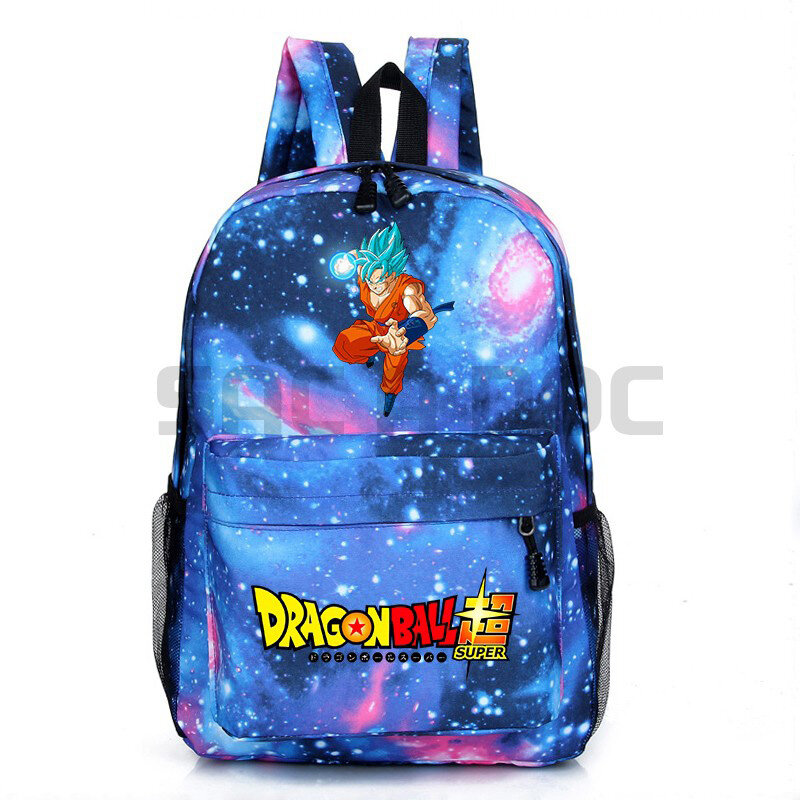 Son Goku ظهره صبي فتاة حقيبة مدرسية عادية فيغيتا على ظهره الطلاب العودة إلى المدرسة Rusksack أطفال المراهقين حقيبة كتب شنطة هدايا